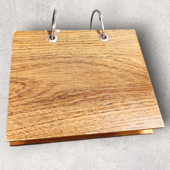 Vintage German-American Ladies San Diego Community Cookbook Wood Cover 1970s MCM - Picture 3 of 11